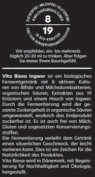 Preview: Vita Biosa Ingwer + Vitamin C 500ml, bio