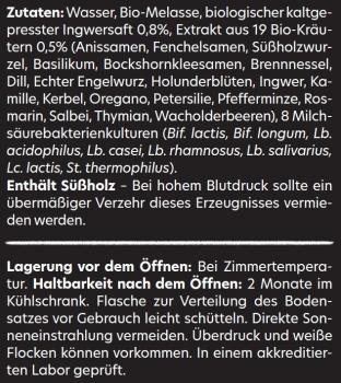 Vita Biosa Ingwer + Vitamin C 500ml, bio