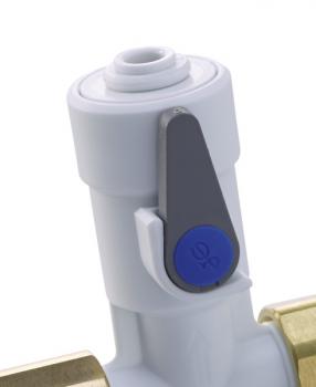 Preview: Absperr Eckventil mit Rückschlag-Ventil