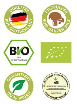 CORDYCEPS Bio-Vitalpilzpulver-Kapseln