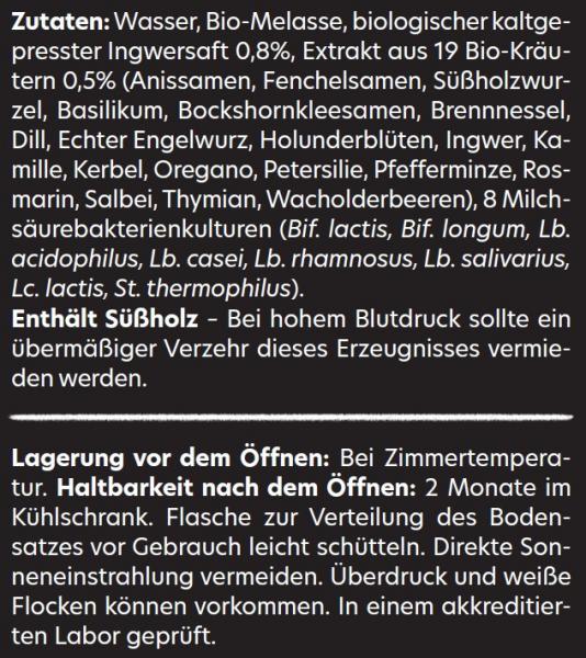 Vita Biosa Ingwer + Vitamin C 500ml, bio