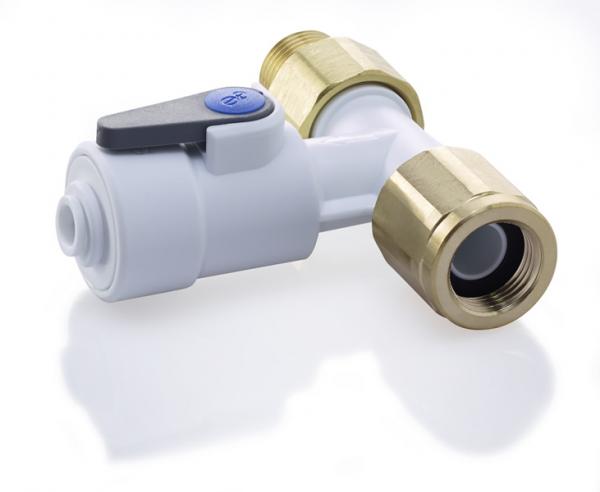 Absperr Eckventil mit Rückschlag-Ventil