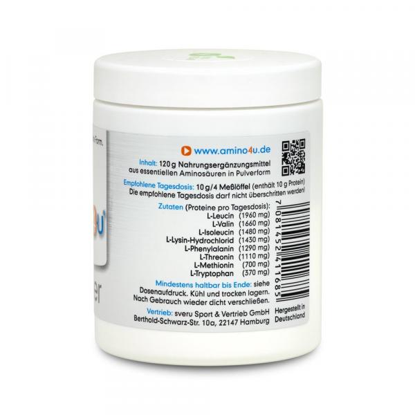 Essentielle Aminosäuren Amino4u • Pulver 120g