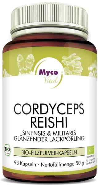 CORDYCEPS-REISHI Bio-Pilzpulver-Kapseln (Mischung 335)