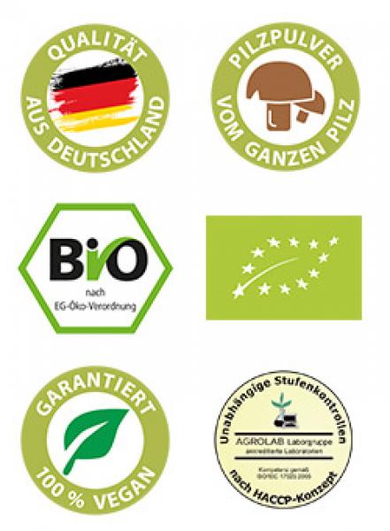 CORDYCEPS Bio-Vitalpilzpulver-Kapseln