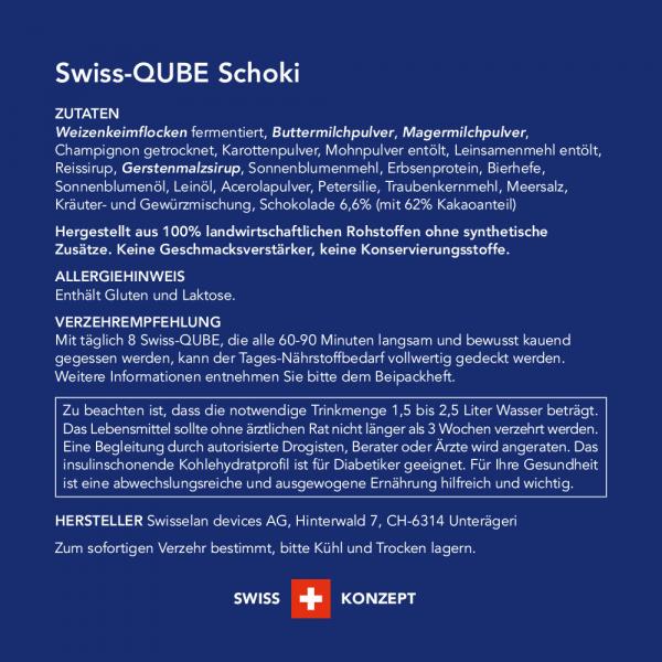 Swiss-QUBE Schoki (Wochenration)