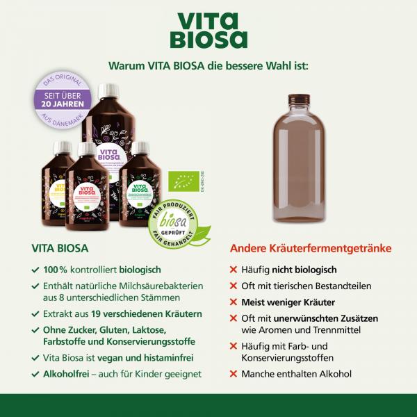 Vita Biosa Ingwer + Vitamin C 500ml, bio
