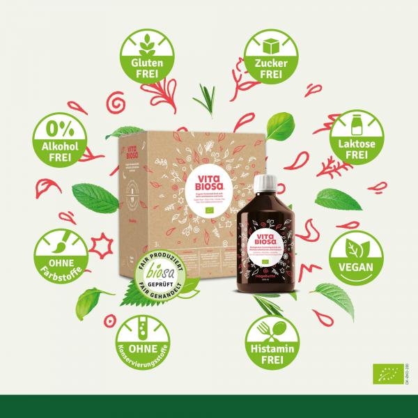 VitaBiosa Hagebutte 500 ml